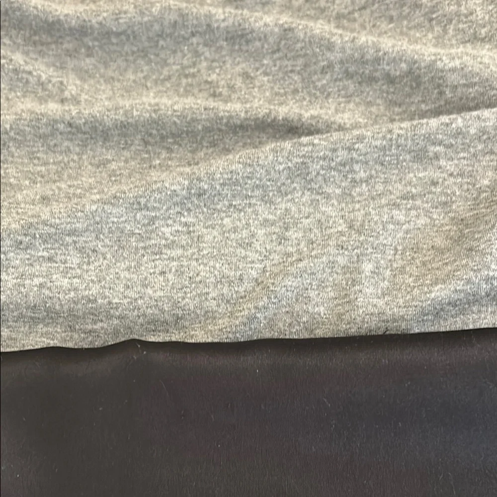 One Clothing Cream and Gray Fitted Tunic Cap Sleeve Top - Picture 8 of 8